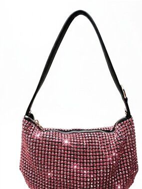 NWT WISHBONE Pink Rhinestone Bag - Crossbody Handbag